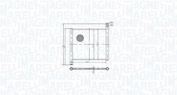 Radiatorius, variklio aušinimas MAGNETI MARELLI 350213213700