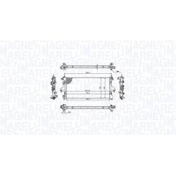 Radiatorius, variklio aušinimas MAGNETI MARELLI 350213215400