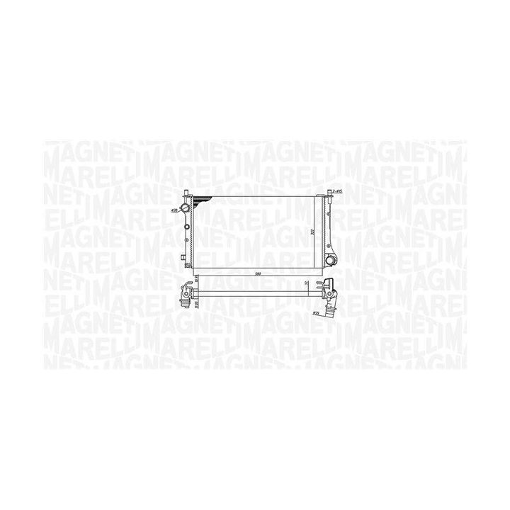 Radiatorius, variklio aušinimas MAGNETI MARELLI 350213382000