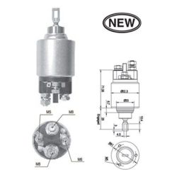 Solenoidinis jungiklis, starteris MAGNETI MARELLI 940113050555