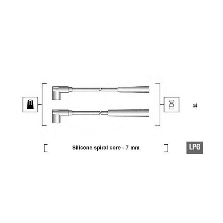 Uždegimo laido komplektas MAGNETI MARELLI 941095100582