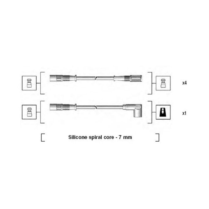Uždegimo laido komplektas MAGNETI MARELLI 941095470590