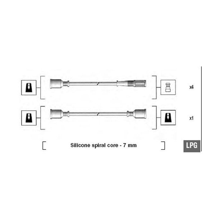 Uždegimo laido komplektas MAGNETI MARELLI 941095560596