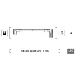 Uždegimo laido komplektas MAGNETI MARELLI 941095680607