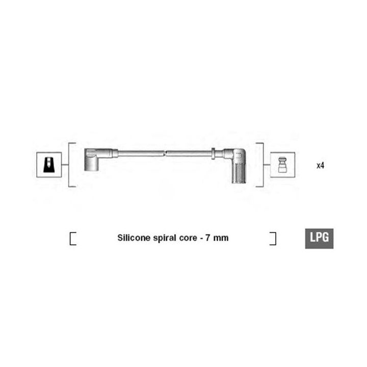 Uždegimo laido komplektas MAGNETI MARELLI 941095680607