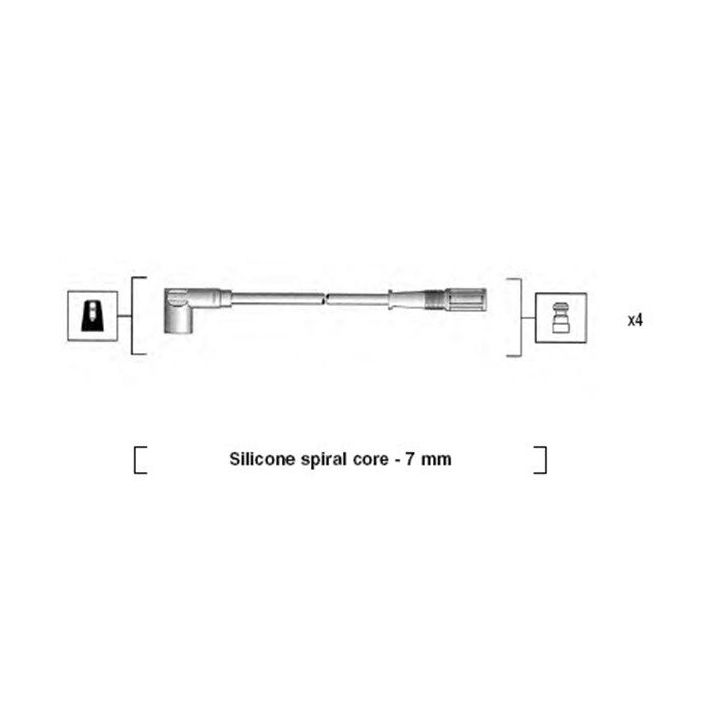 Uždegimo laido komplektas MAGNETI MARELLI 941095720610