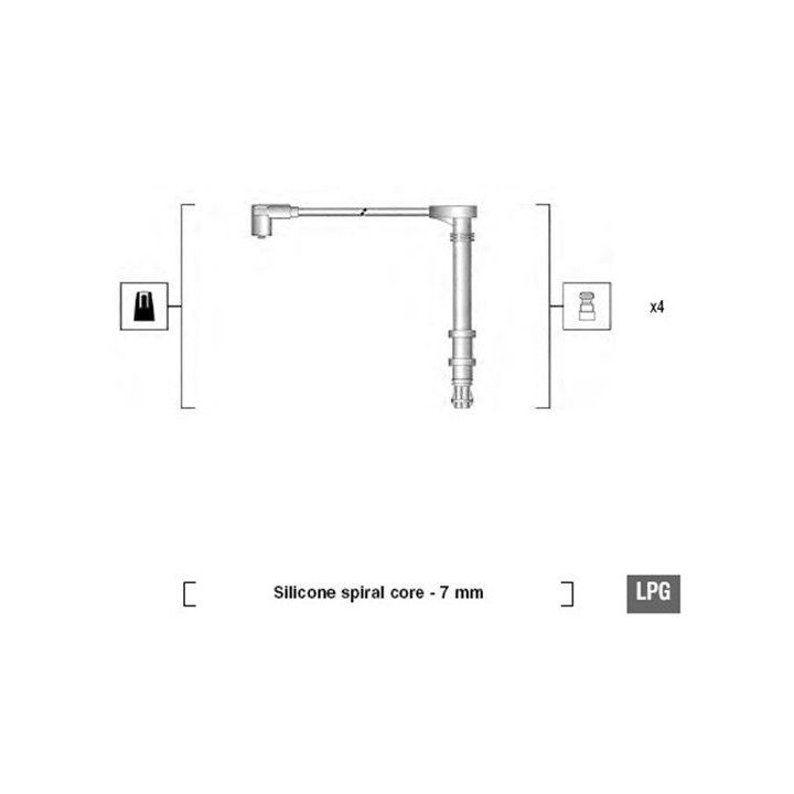 Uždegimo laido komplektas MAGNETI MARELLI 941095800618