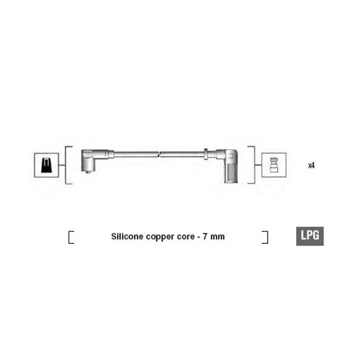 Uždegimo laido komplektas MAGNETI MARELLI 941095870625