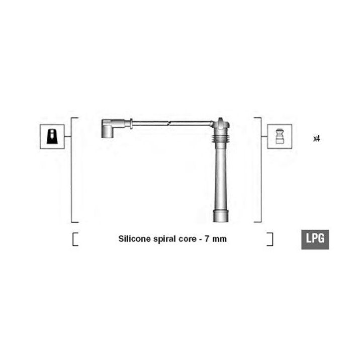 Uždegimo laido komplektas MAGNETI MARELLI 941095910629