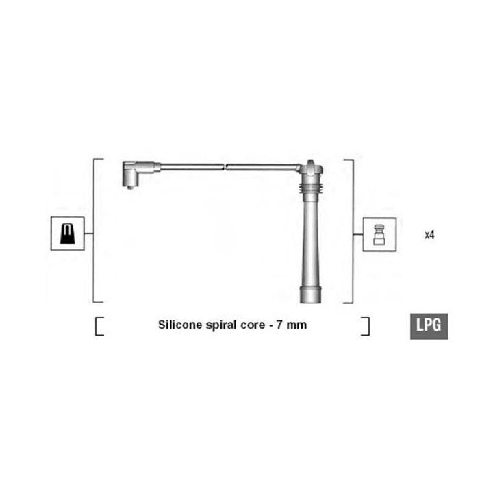 Uždegimo laido komplektas MAGNETI MARELLI 941095980634