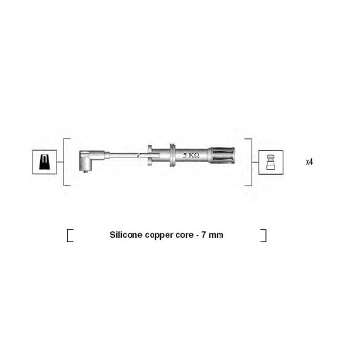 Uždegimo laido komplektas MAGNETI MARELLI 941105180642