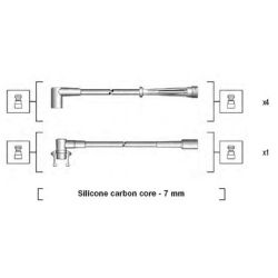 Uždegimo laido komplektas MAGNETI MARELLI 941145170714