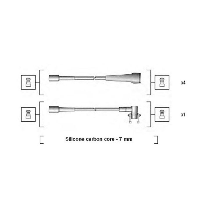 Uždegimo laido komplektas MAGNETI MARELLI 941145190716