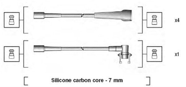 Uždegimo laido komplektas MAGNETI MARELLI 941145190716