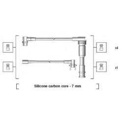 Uždegimo laido komplektas MAGNETI MARELLI 941145220719