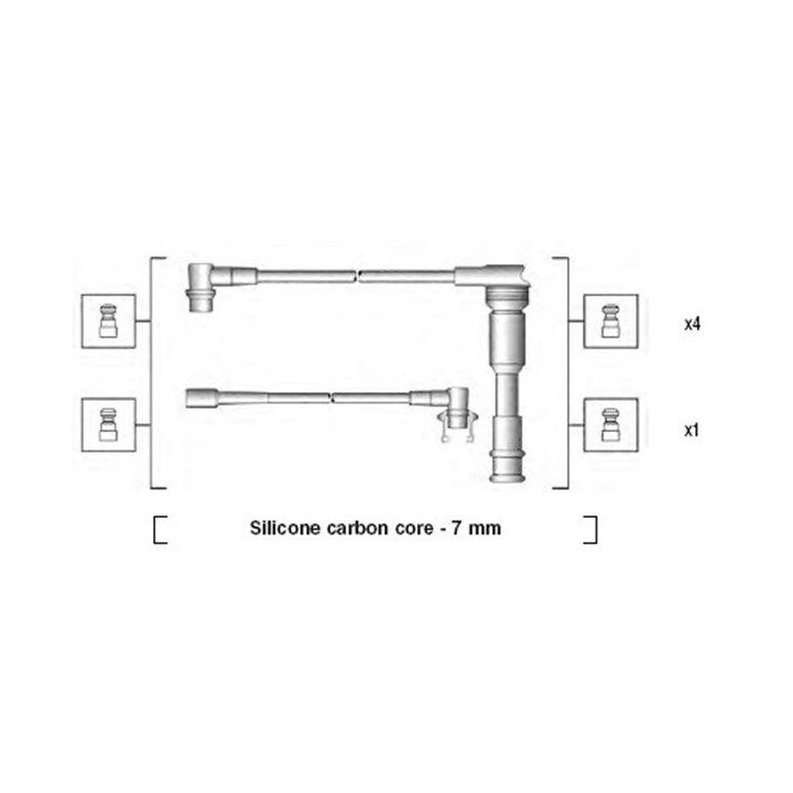 Uždegimo laido komplektas MAGNETI MARELLI 941145220719