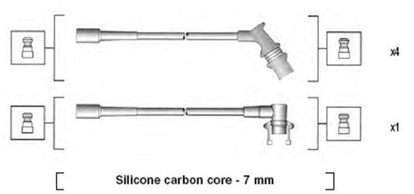 Uždegimo laido komplektas MAGNETI MARELLI 941145270724