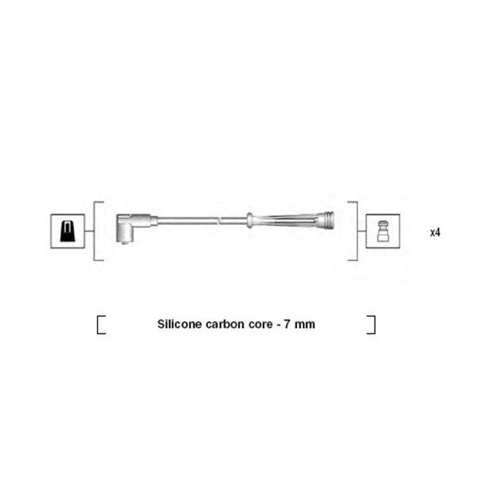 Uždegimo laido komplektas MAGNETI MARELLI 941145350732