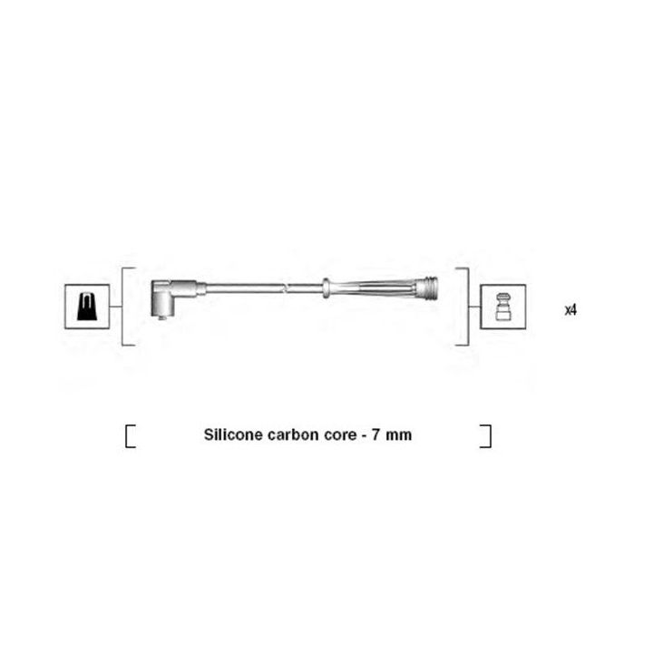 Uždegimo laido komplektas MAGNETI MARELLI 941145380735