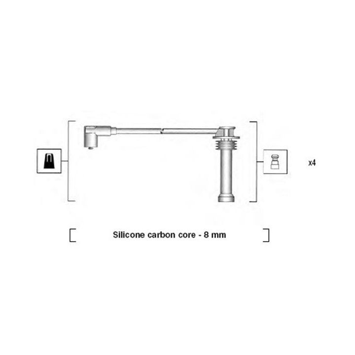 Uždegimo laido komplektas MAGNETI MARELLI 941185360787