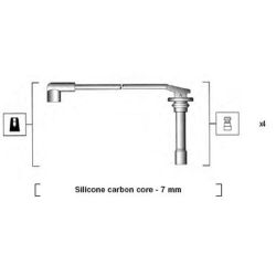 Uždegimo laido komplektas MAGNETI MARELLI 941255070817