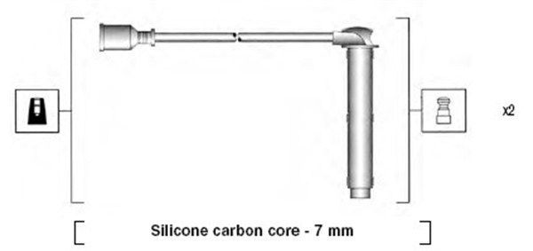 Uždegimo laido komplektas MAGNETI MARELLI 941255180828