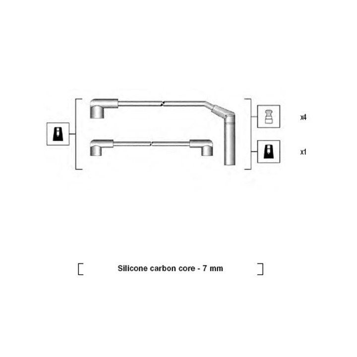 Uždegimo laido komplektas MAGNETI MARELLI 941285040867