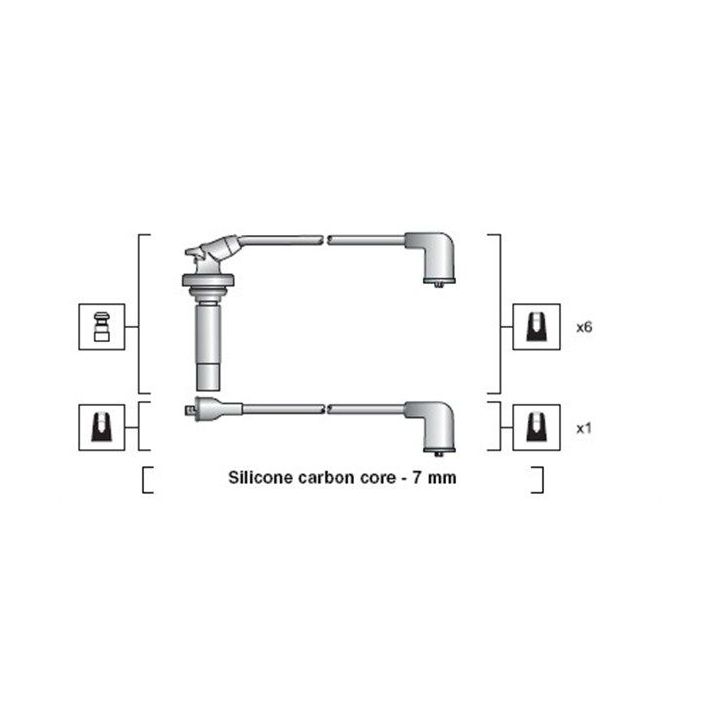 Uždegimo laido komplektas MAGNETI MARELLI 941318111102