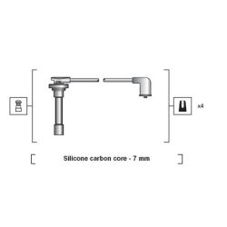 Uždegimo laido komplektas MAGNETI MARELLI 941318111103