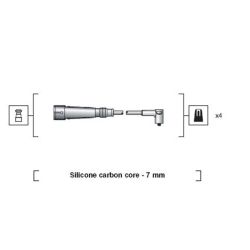 Uždegimo laido komplektas MAGNETI MARELLI 941318111123