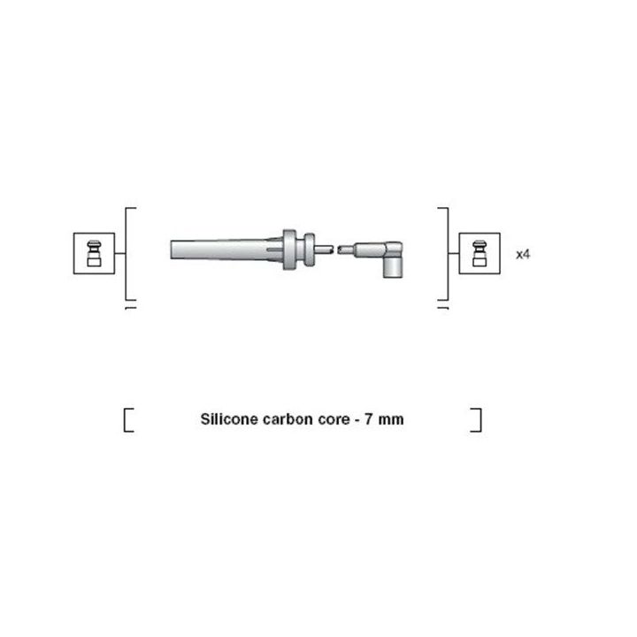 Uždegimo laido komplektas MAGNETI MARELLI 941318111134