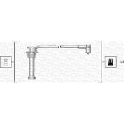 Uždegimo laido komplektas MAGNETI MARELLI 941318111142
