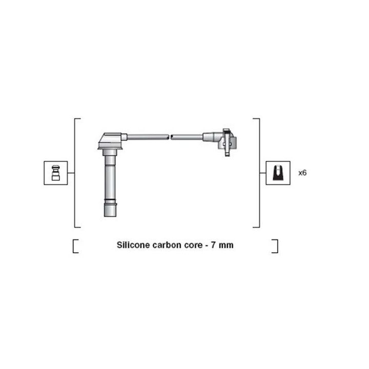 Uždegimo laido komplektas MAGNETI MARELLI 941318111150