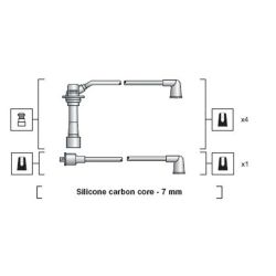 Uždegimo laido komplektas MAGNETI MARELLI 941318111178