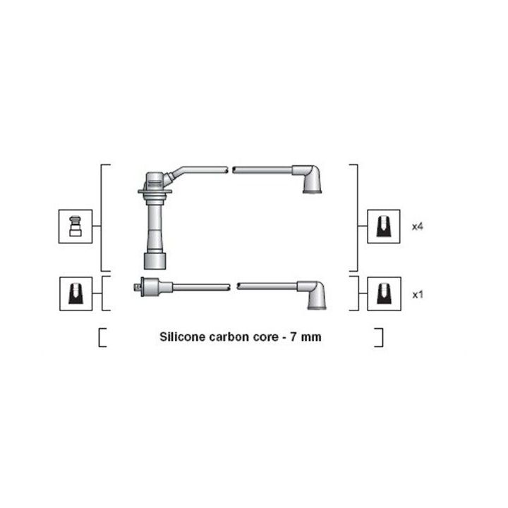Uždegimo laido komplektas MAGNETI MARELLI 941318111178