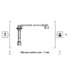 Uždegimo laido komplektas MAGNETI MARELLI 941318111180