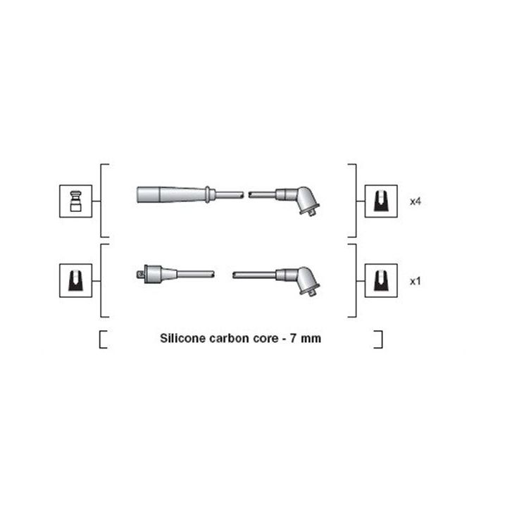 Uždegimo laido komplektas MAGNETI MARELLI 941318111185