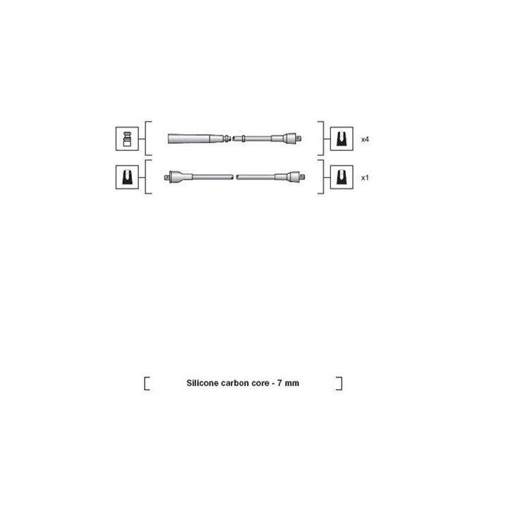 Uždegimo laido komplektas MAGNETI MARELLI 941318111256
