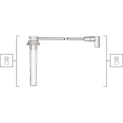 Uždegimo laido komplektas MAGNETI MARELLI 941318111276