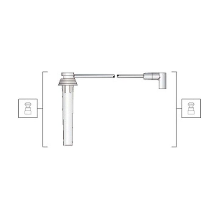 Uždegimo laido komplektas MAGNETI MARELLI 941318111276