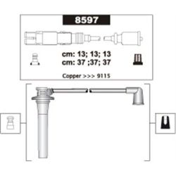 Uždegimo laido komplektas MAGNETI MARELLI 941318111303