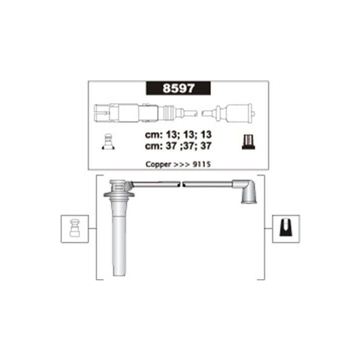 Uždegimo laido komplektas MAGNETI MARELLI 941318111303