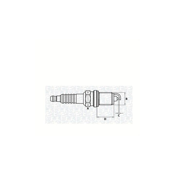 Uždegimo žvakė MAGNETI MARELLI 062000774304