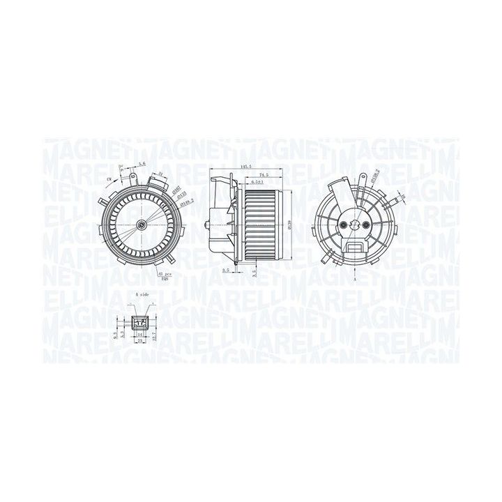 Vidaus pūtiklis MAGNETI MARELLI 069412236010