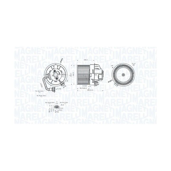 Vidaus pūtiklis MAGNETI MARELLI 069412298010