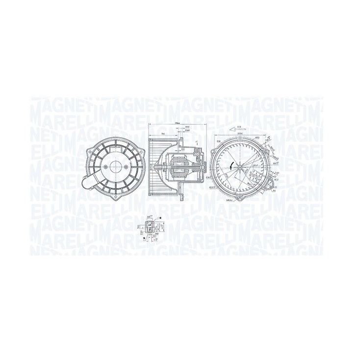 Vidaus pūtiklis MAGNETI MARELLI 069412367010