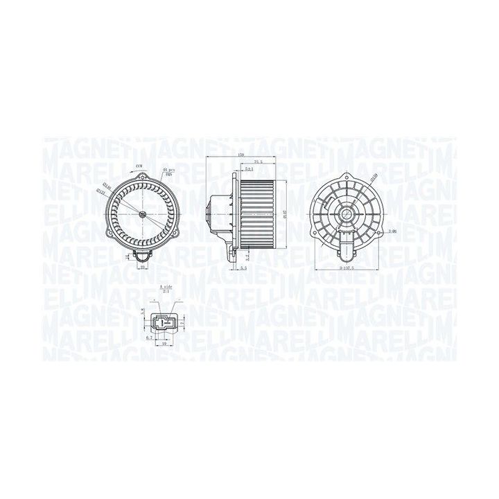 Vidaus pūtiklis MAGNETI MARELLI 069412367010