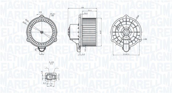 Vidaus pūtiklis MAGNETI MARELLI 069412367010