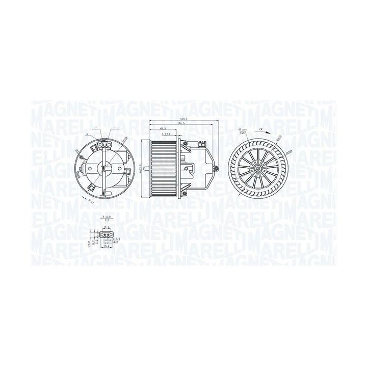 Vidaus pūtiklis MAGNETI MARELLI 069412371010
