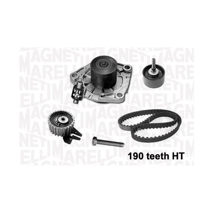 Vandens siurblio ir paskirstymo diržo komplektas MAGNETI MARELLI 341401040001